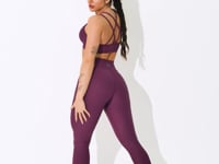 Top Fitness Feminino Malbec Com Alças Duplas Intense Dlk