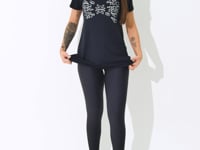 Blusa Fitness Feminina Preto Viscolycra Com Silk Cubos Intense Dlk