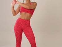 Legging Fitness Feminina Euphoria Estampa Brush Pink Dlk