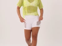 Blusa De Tule Feminina Estampada Frases Lima Printed Dlk