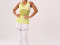 Camiseta De Tule Feminina Estampada Abertura Lateral Frases Lima Printed Dlk