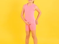 Camiseta Infantil Básica Rosa Chiclete Dlk