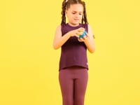 Calça Legging Básica Infantil Vinho Dlk