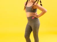 Calça Legging Básica Infantil Mescla Dlk