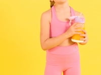 Bermuda Infantil Básica Meia Coxa Rosa Chiclete Dlk