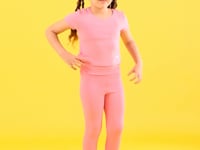 Cropped Infantil Básico Rosa Chiclete Dlk
