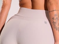 Legging Fitness Feminina Off White Canelada Elegance Dlk