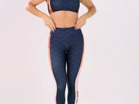 Legging Fitness Feminina Estampada Motivation Azul Printed Dlk