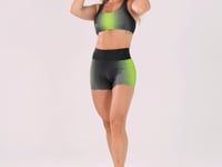 Short Fitness Feminino Estampado Win Neon Printed Dlk