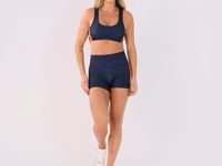 Short Fitness Feminino Estampado Motivation Azul Printed Dlk