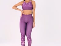 Legging Fitness Feminina Estampada Move Rosa Printed Dlk