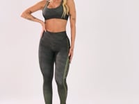 Top Fitness Feminino Estampado Authentic Verde Printed Dlk