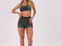 Short Fitness Feminino Estampado Authentic Verde Printed Dlk