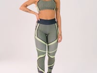Legging Fitness Feminina Estampada Strong Verde Printed Dlk