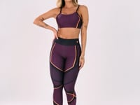 Legging Fitness Feminina Estampada Strong Rosa Printed Dlk