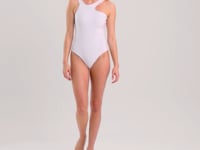 Body Fitness Feminino Branco Assimétrico New Age Dlk