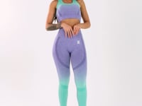 Legging Fitness Feminina Degradê Detalhe Bumbum Seamless Dlk