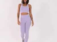 Legging Fitness Feminina Lilás Seamless Dlk