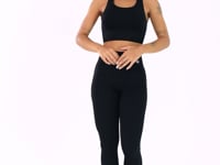 Legging Fitness Feminina Preto Seamless Dlk