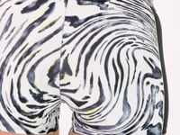 Short Fitness Feminino Estampado Animal Print Verde Neon Printed Dlk