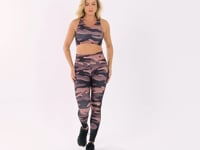 Legging Fitness Feminina Estampada Camuflado Terra Printed Dlk