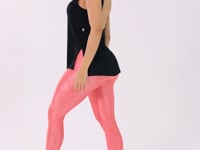 Camiseta Feminina Preto Alças Finas Flow Dlk