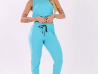 Cropped Verde Maxi Cava Com Elástico Flow Dlk