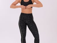 Top Fitness Feminino Estampado Logomania Colorido Printed Dlk