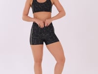Short Fitness Feminino Estampado Logomania Colorido Printed Dlk