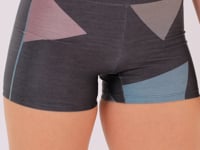 Short Fitness Feminino Estampado Geométrico Degradê Printed Dlk