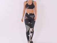 Legging Fitness Feminina Estampada Geométrico Degradê Printed Dlk
