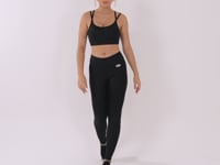 Calça Legging Shine Preto Texturizada Com Recortes Dlk