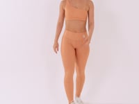 Calça Legging Shine Nude Texturizada Onça Dlk