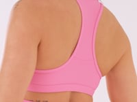 Top Fitness Rosa Chiclete Nadador Com Tira Básico Dlk