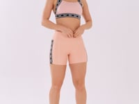 Short Energy Poliamida Rosa Bebê Com Elástico Dlk