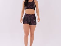 Short Fitness Feminino Estampado Energy Rosa Printed Dlk