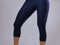 Calça Corsário Azul Marinho Com Bolso Básica Dlk
