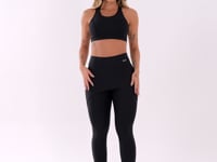 Top Fitness Preto Cruzado Com Bojo Removível Dlk