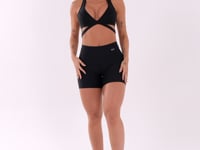 Top Fitness Preto Nadador Com Tira Básico Dlk