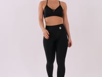 Calça Legging Shine Preto Texturizada Dlk