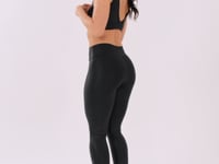 Calça Legging Shine Preto Textura Quadriculada Dlk