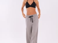 Calça Moletinho Feminina Cinza Com Bolso Oasis Dlk