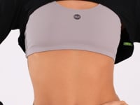 Cropped Bolero Fitness Moletinho Preto Oasis Dlk