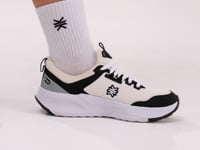 Tênis Esportivo Feminino Sola Alta Branco E Preto Dlk