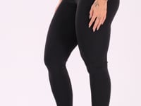 Legging Fitness Feminina Preto Com Cós Largo Oasis Dlk