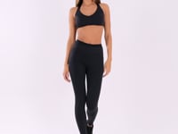 Top Fitness Feminino Preto Com Elástico Cruzado Oasis Dlk