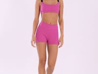 Top Fitness Feminino Rosa Fúcsia com Alças de Elástico Oasis Dlk