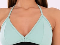 Top Fitness Feminino Verde Com Bojo E Alças Finas Oasis Dlk