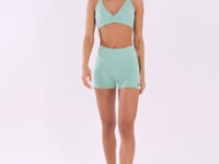 Top Fitness Feminino Nadador Verde Oasis Dlk