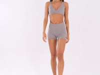 Top Fitness Feminino Nadador Cinza Oasis Dlk